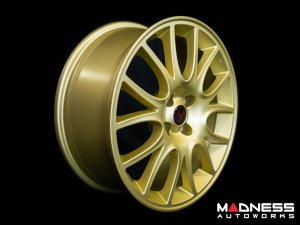 FIAT 500 ABARTH Tributo Ferrari Alloy Wheel Set - Gold Finish